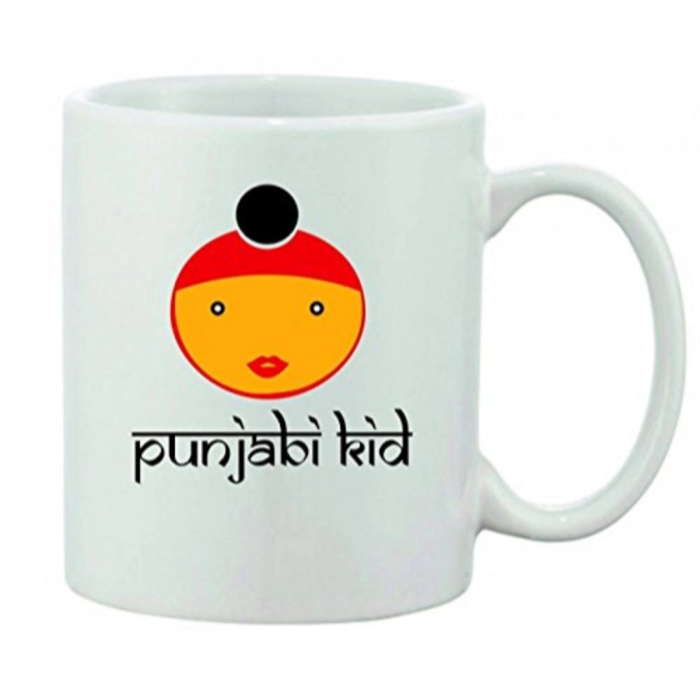 Generic Printed Ceramic Coffee Mug - 1 Pieces, White, 11oz Main image