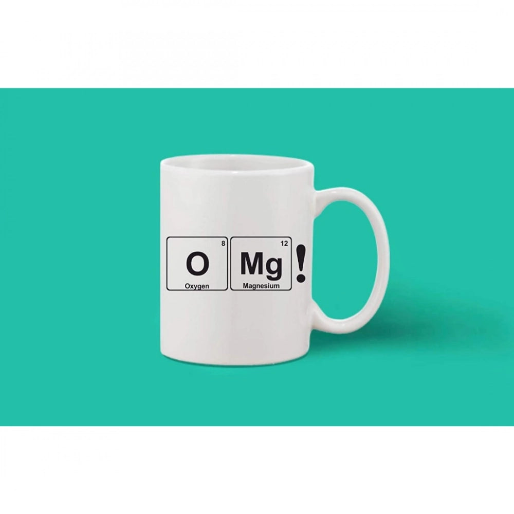 Generic Printed Ceramic Coffee Mug - 1 Pieces, White, 11oz Secondary image