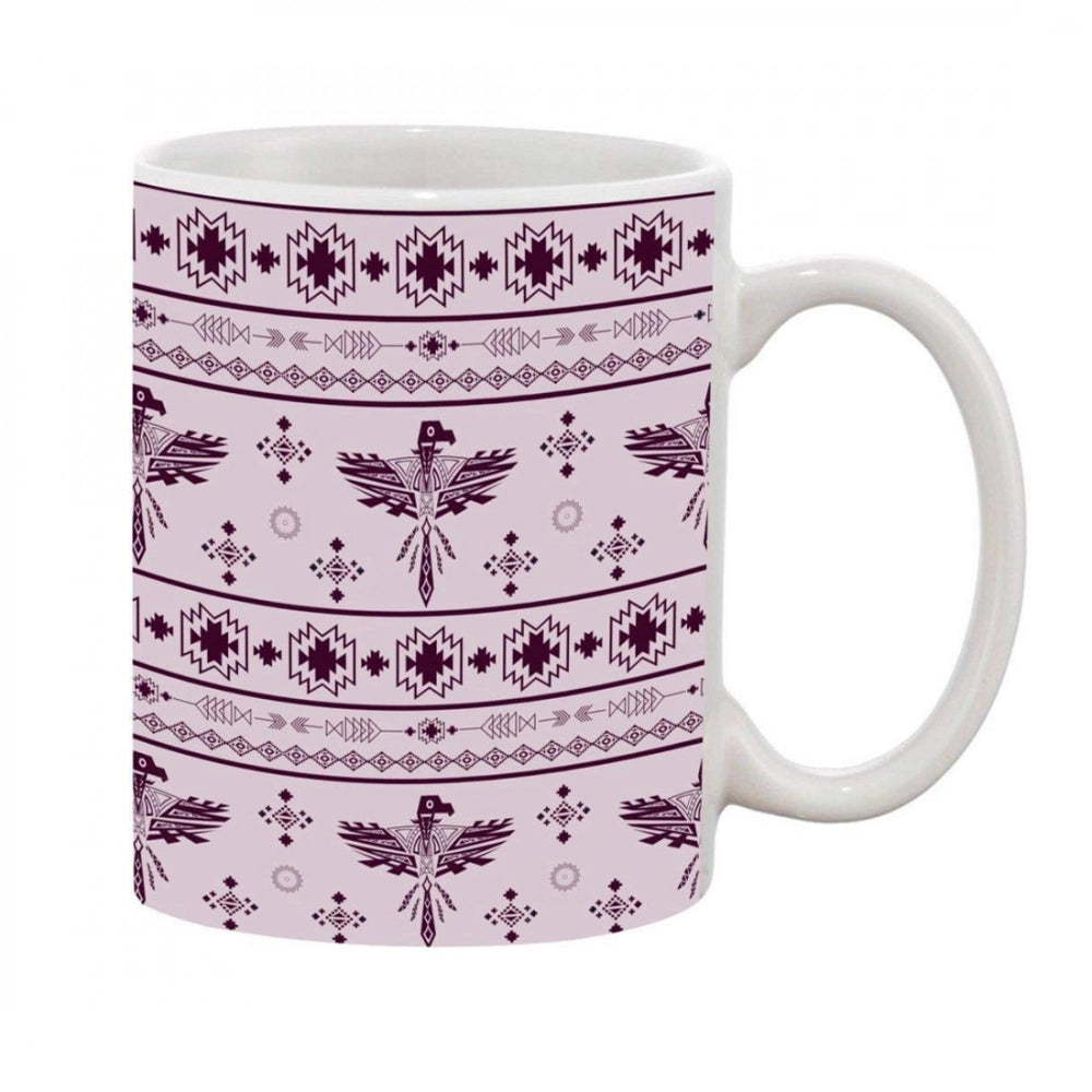 Generic Printed Ceramic Coffee Mug - 1 Pieces, White, 11oz Secondary image