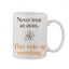 Generic Printed Ceramic Coffee Mug - 1 Pieces, White, 11oz