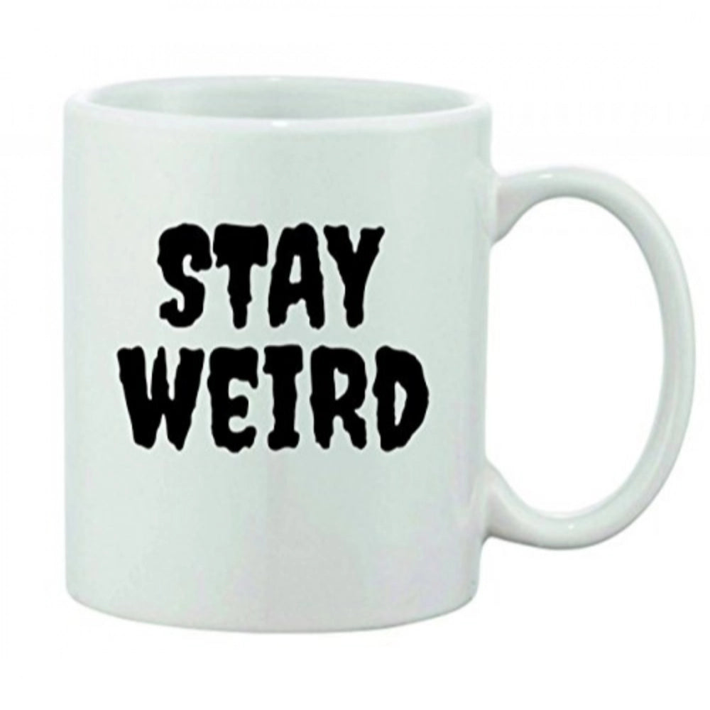 Generic Printed Ceramic Coffee Mug - 1 Pieces, White, 11oz Secondary image
