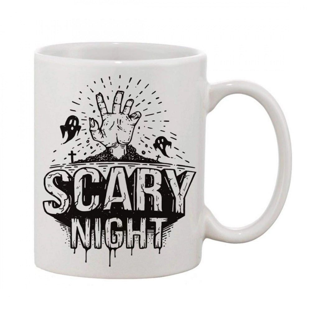Generic Printed Ceramic Coffee Mug - 1 Pieces, White, 11oz Main image