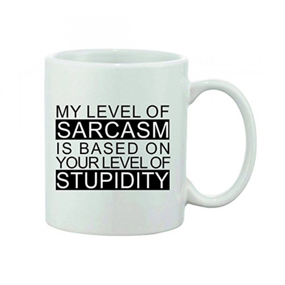 Generic Printed Ceramic Coffee Mug - 1 Pieces, White, 11oz Main image