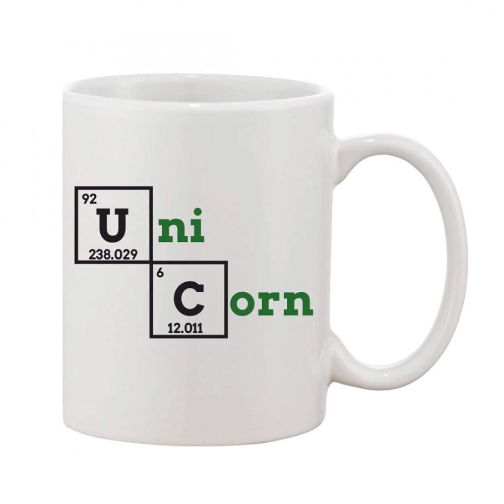 Generic Printed Ceramic Coffee Mug - 1 Pieces, White, 11oz Main image