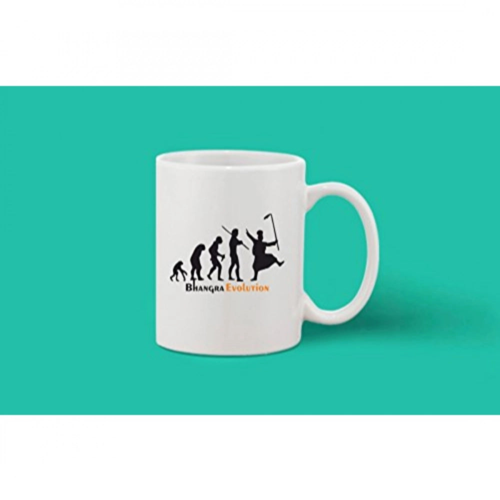 Generic Printed Ceramic Coffee Mug - 1 Pieces, White, 11oz Secondary image
