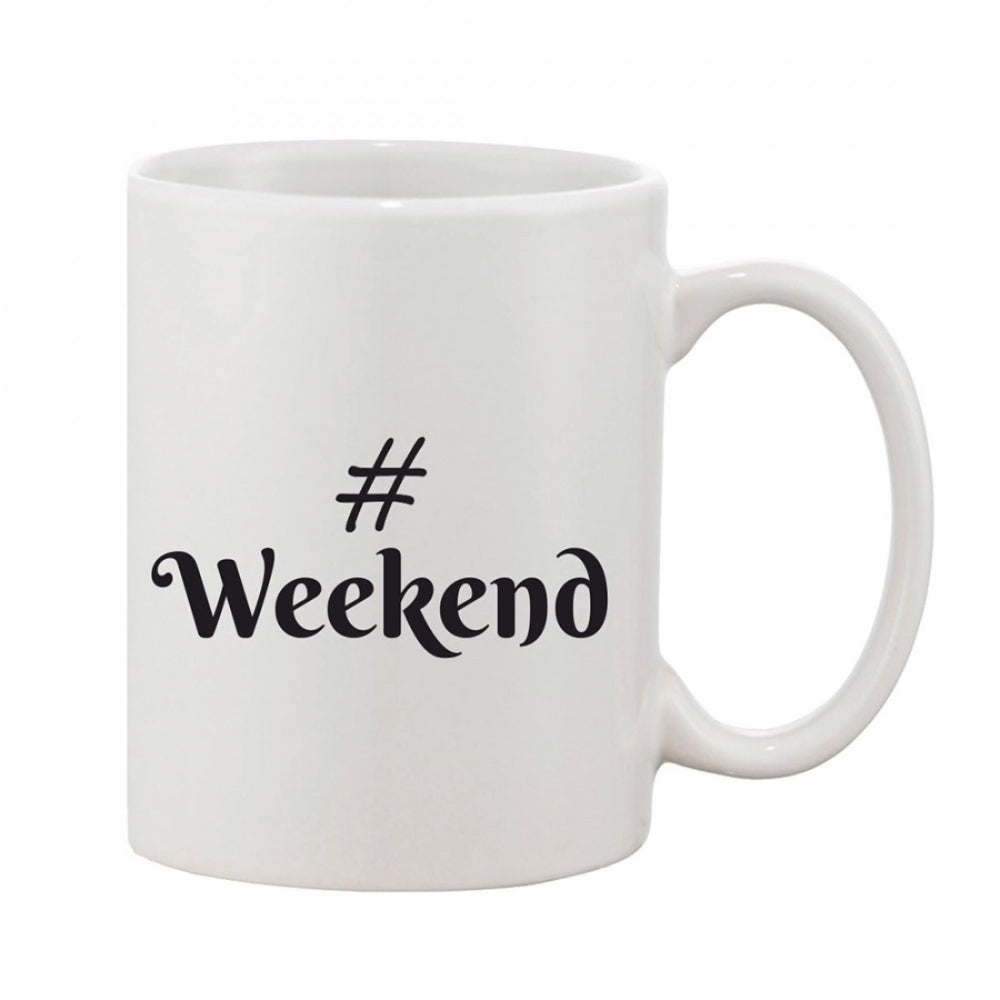 Generic Printed Ceramic Coffee Mug - 1 Pieces, White, 11oz Main image