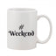 Generic Printed Ceramic Coffee Mug - 1 Pieces, White, 11oz