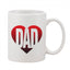 Generic Printed Ceramic Coffee Mug - 1 Pieces, White, 11oz