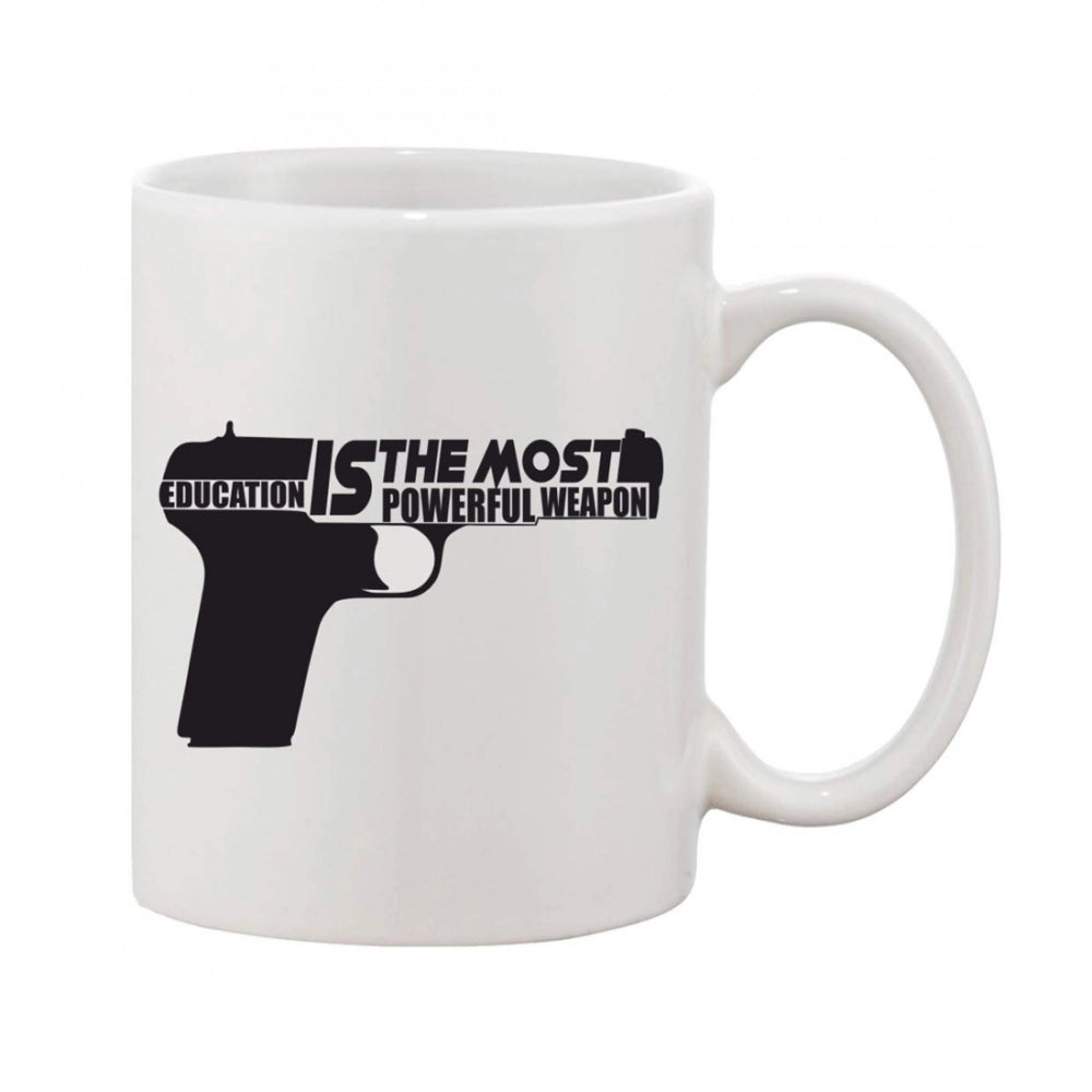 Generic Printed Ceramic Coffee Mug - 1 Pieces, White, 11oz Main image