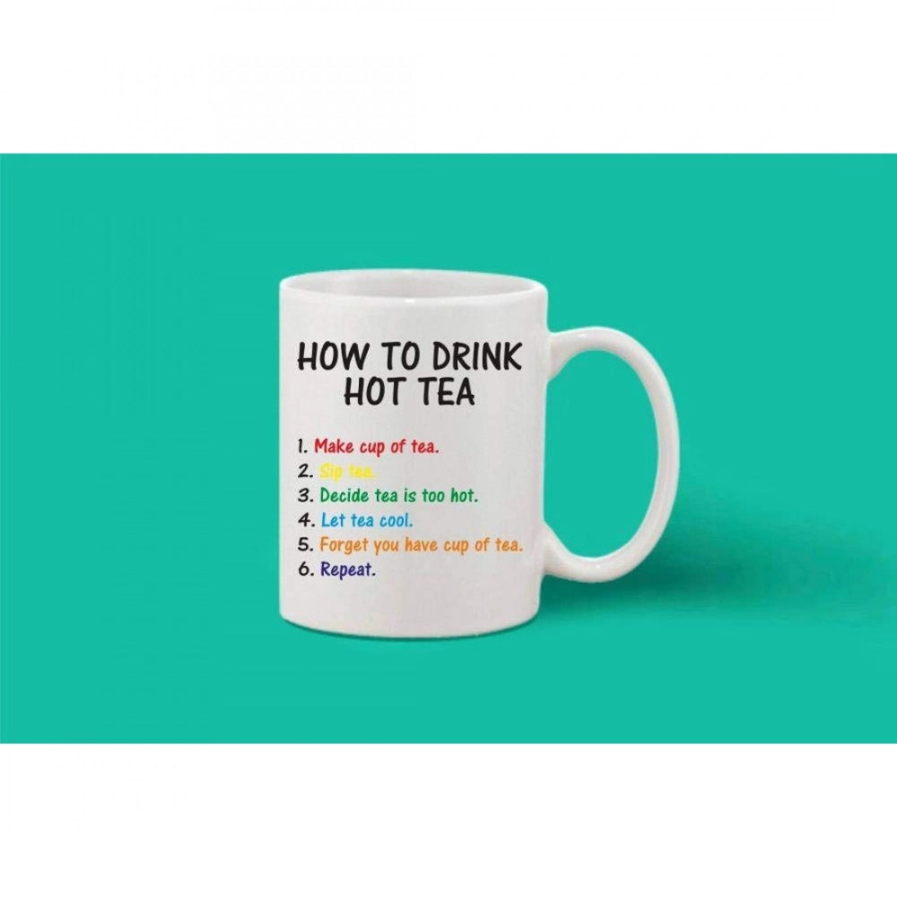 Generic Printed Ceramic Coffee Mug - 1 Pieces, White, 11oz Secondary image