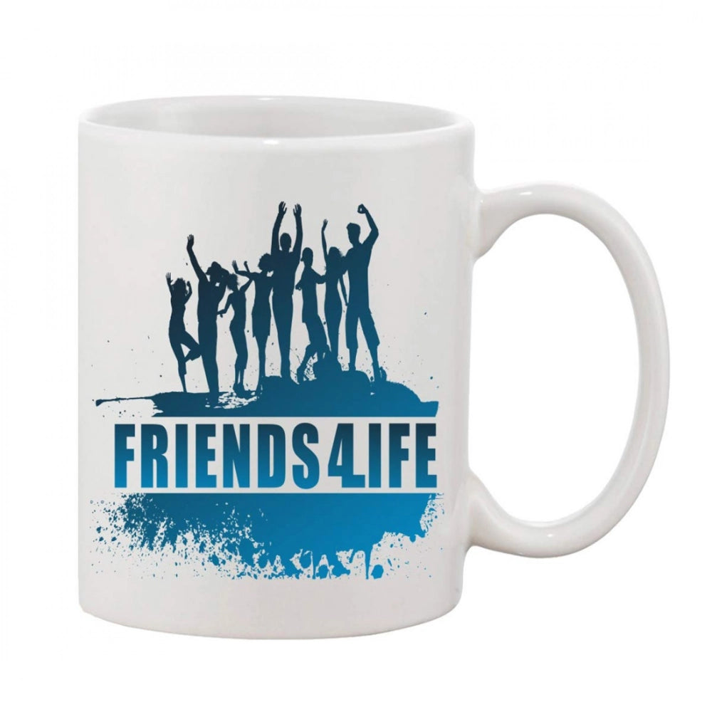 Generic Printed Ceramic Coffee Mug - 1 Pieces, White, 11oz Main image