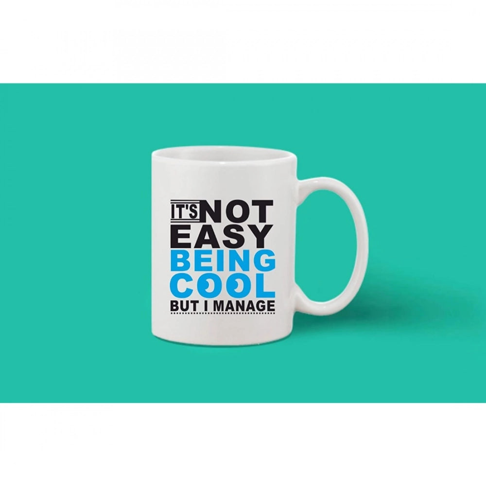 Generic Printed Ceramic Coffee Mug - 1 Pieces, White, 11oz Secondary image