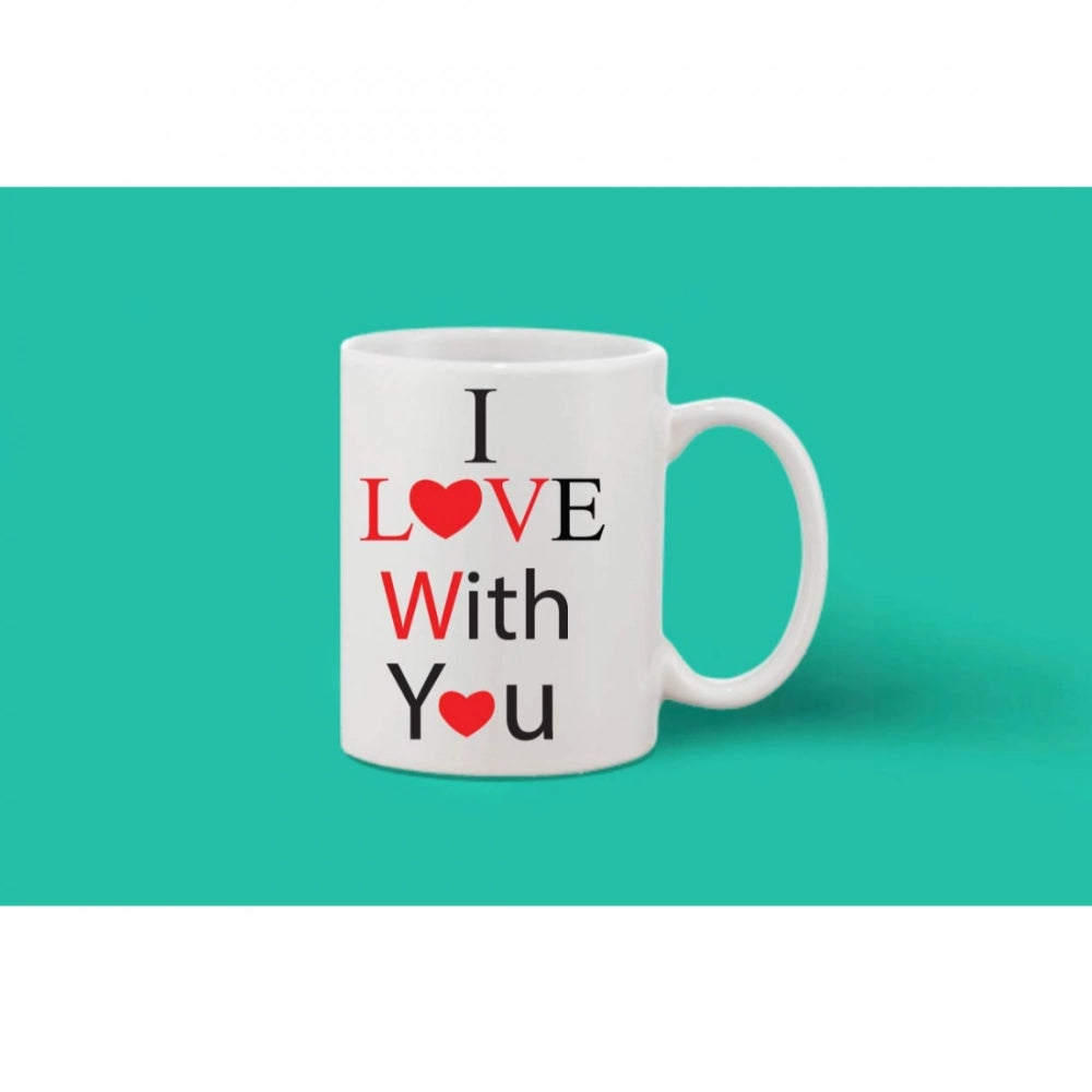 Generic Printed Ceramic Coffee Mug - 1 Pieces, White, 11oz Secondary image