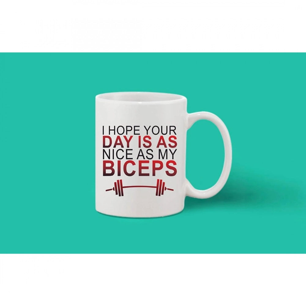 Generic Printed Ceramic Coffee Mug - 1 Pieces, White, 11oz Secondary image