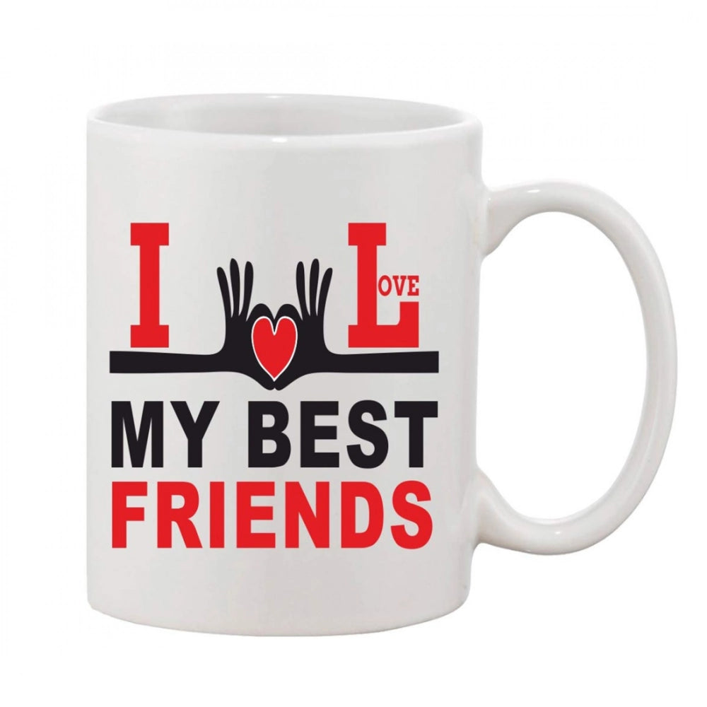 Generic Printed Ceramic Coffee Mug - 1 Pieces, White, 11oz Main image