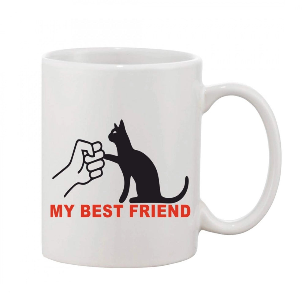 Generic Printed Ceramic Coffee Mug - 1 Pieces, White, 11oz Secondary image