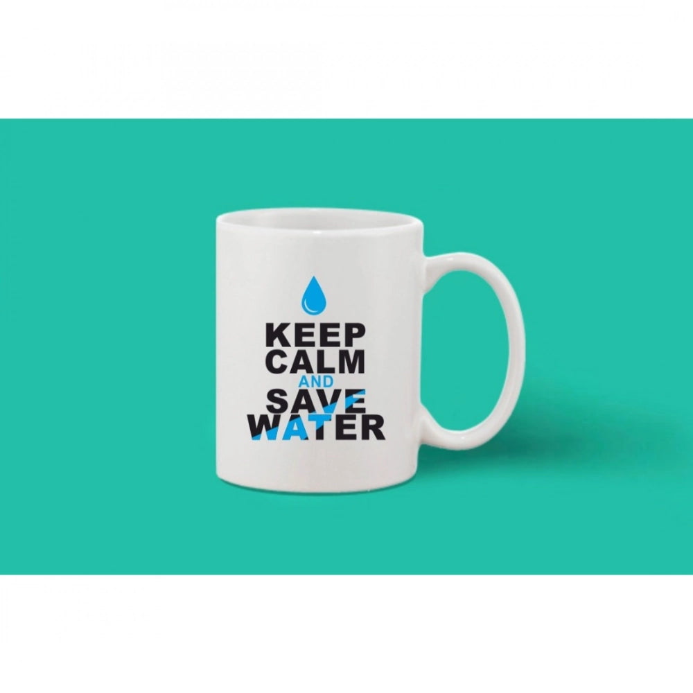 Generic Printed Ceramic Coffee Mug - 1 Pieces, White, 11oz Secondary image