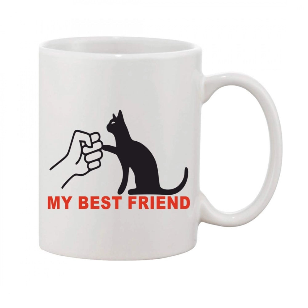 Generic Printed Ceramic Coffee Mug - 1 Pieces, White, 11oz Main image