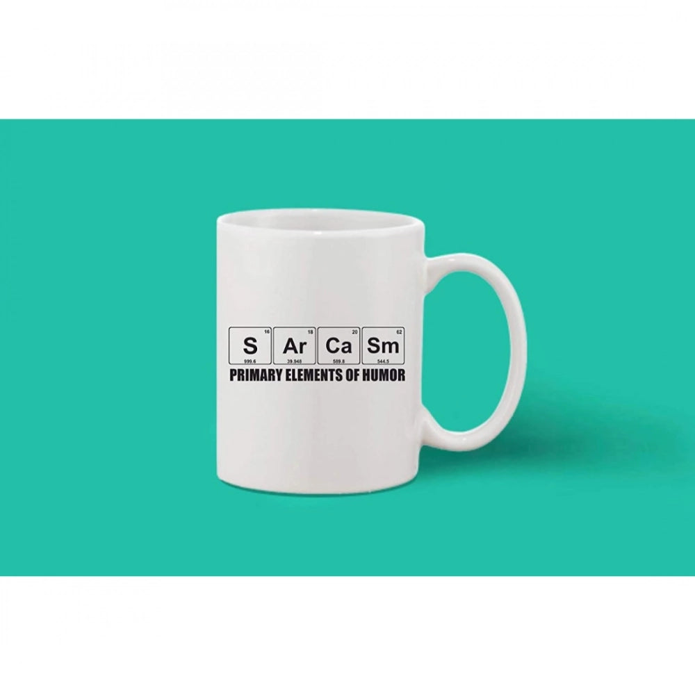 Generic Printed Ceramic Coffee Mug - 1 Pieces, White, 11oz Secondary image