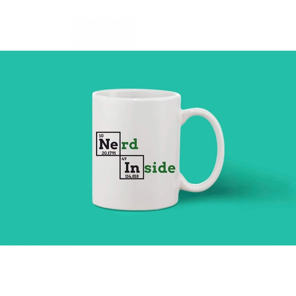 Generic Printed Ceramic Coffee Mug - 1 Pieces, White, 11oz Secondary image