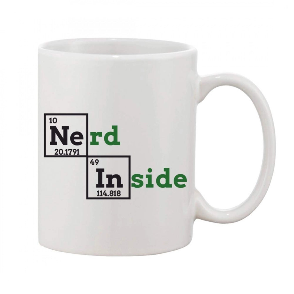 Generic Printed Ceramic Coffee Mug - 1 Pieces, White, 11oz Main image