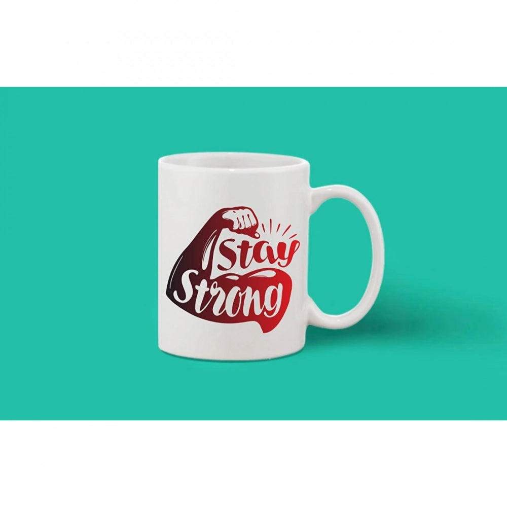Generic Printed Ceramic Coffee Mug - 1 Pieces, White, 11oz Secondary image