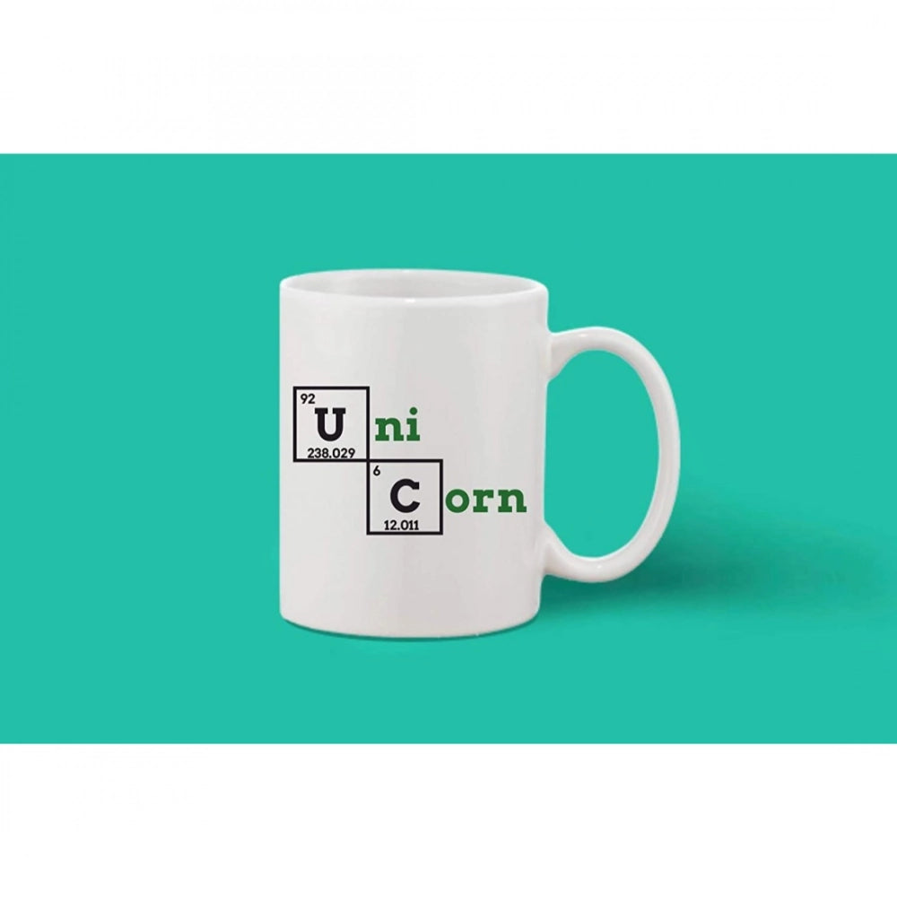 Generic Printed Ceramic Coffee Mug - 1 Pieces, White, 11oz Secondary image