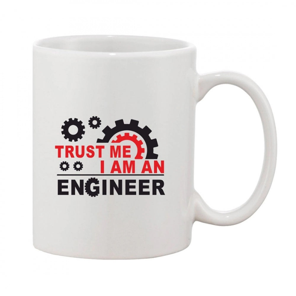 Generic Printed Ceramic Coffee Mug - 1 Pieces, White, 11oz Main image