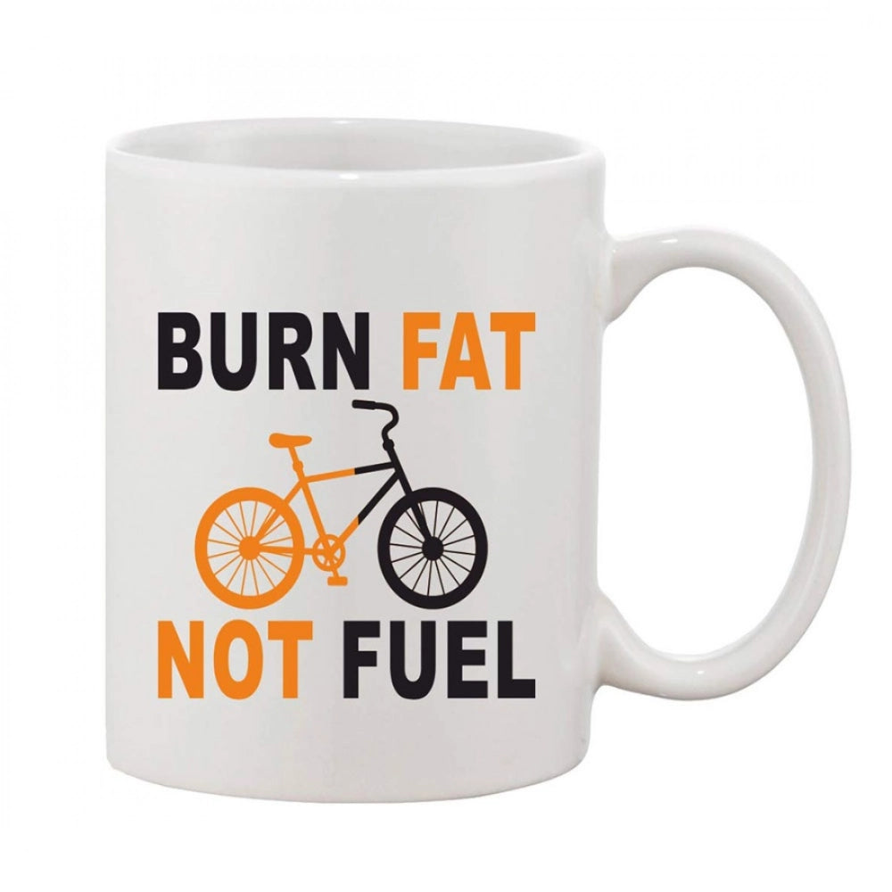 Generic Printed Ceramic Coffee Mug - 1 Pieces, White, 11oz Main image