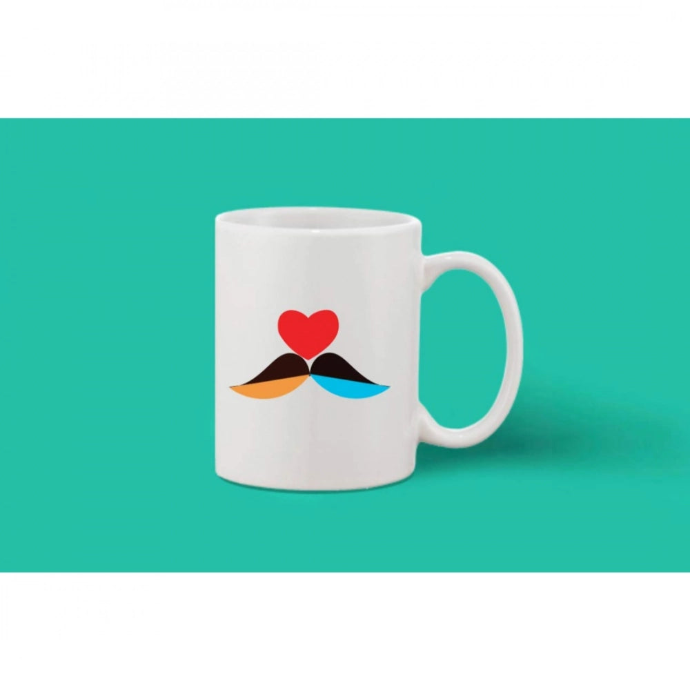 Generic Printed Ceramic Coffee Mug - 1 Pieces, White, 11oz Secondary image