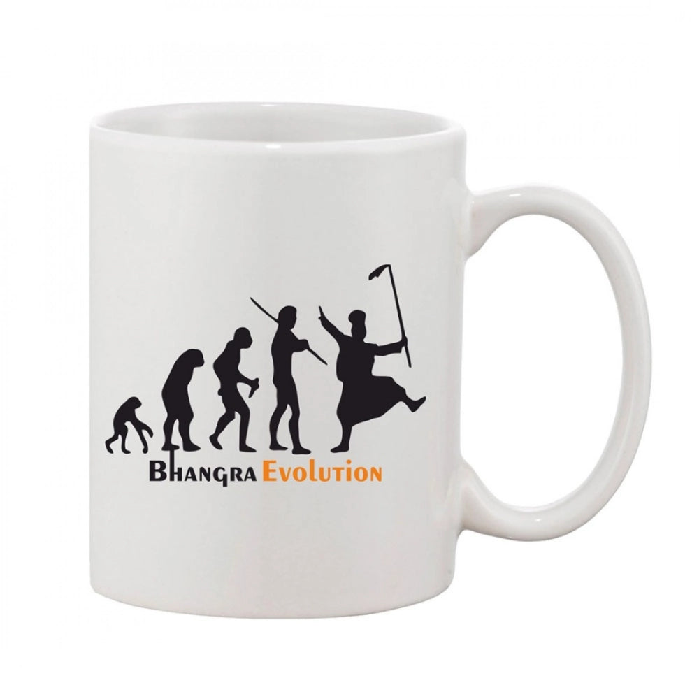 Generic Printed Ceramic Coffee Mug - 1 Pieces, White, 11oz Main image