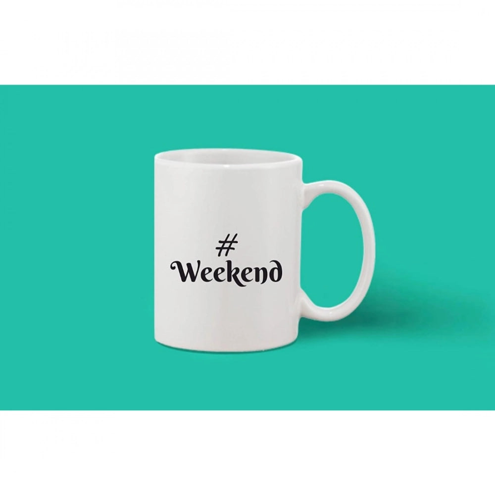 Generic Printed Ceramic Coffee Mug - 1 Pieces, White, 11oz Secondary image