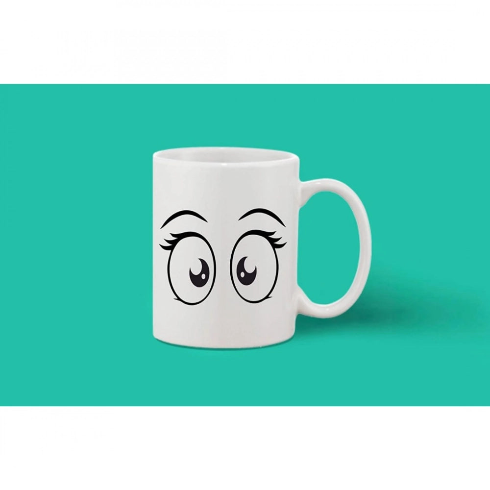 Generic Printed Ceramic Coffee Mug - 1 Pieces, White, 11oz Secondary image