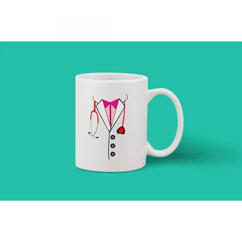 Generic Printed Ceramic Coffee Mug - 1 Pieces, White, 11oz Secondary image