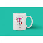 Generic Printed Ceramic Coffee Mug - 1 Pieces, White, 11oz