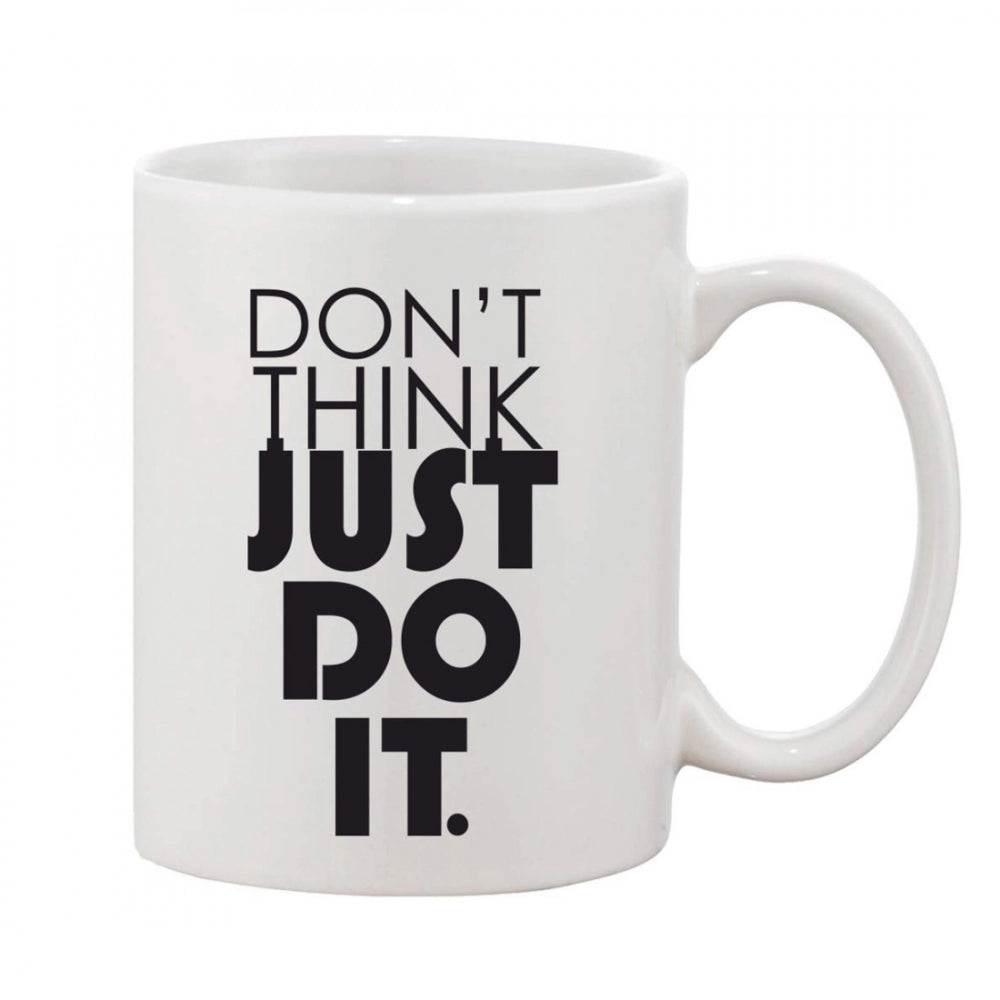 Generic Printed Ceramic Coffee Mug - 1 Pieces, White, 11oz Main image