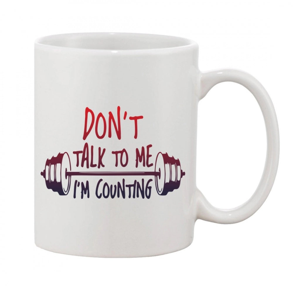 Generic Printed Ceramic Coffee Mug - 1 Pieces, White, 11oz Main image
