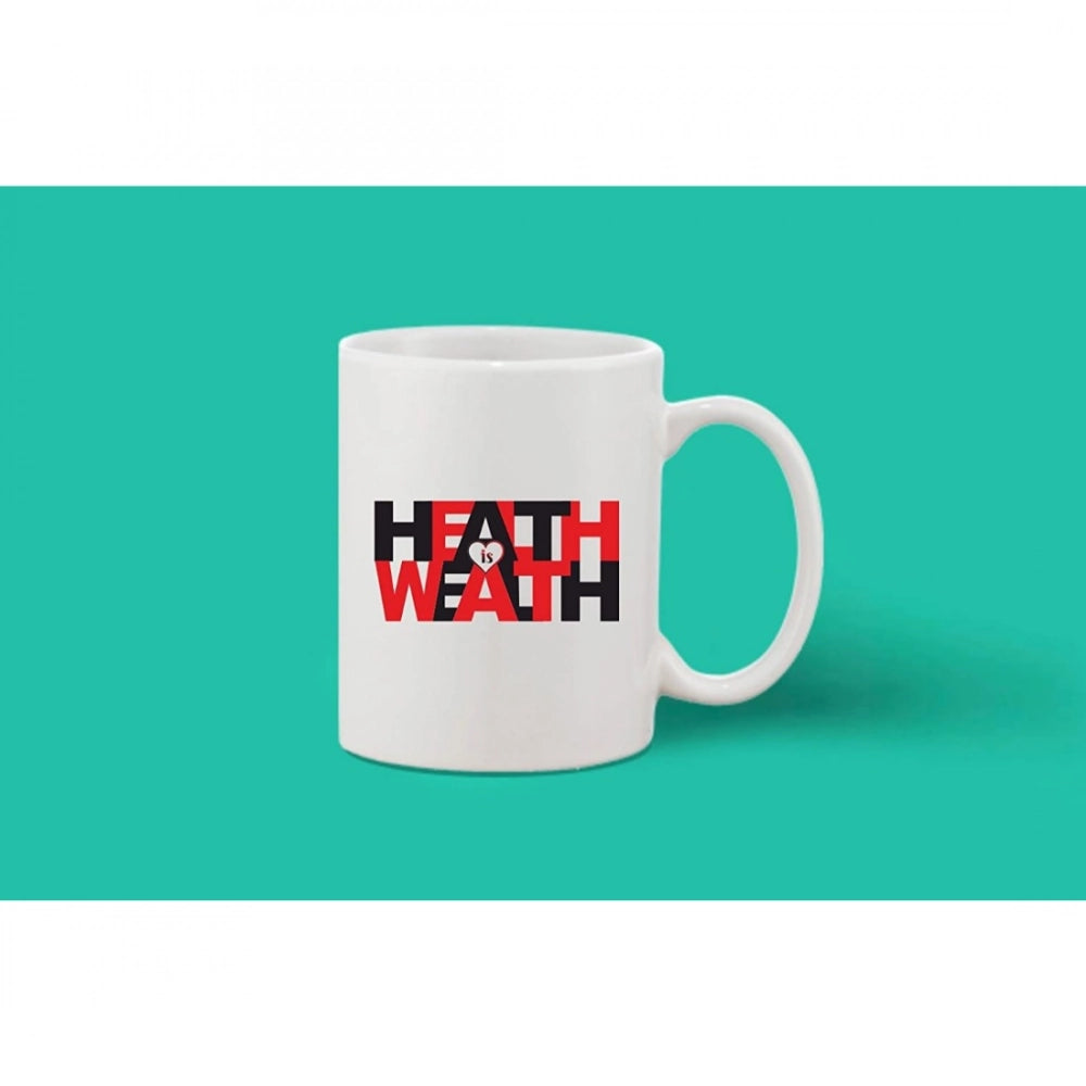 Generic Printed Ceramic Coffee Mug - 1 Pieces, White, 11oz Secondary image