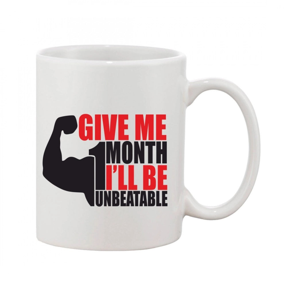 Generic Printed Ceramic Coffee Mug - 1 Pieces, White, 11oz Main image