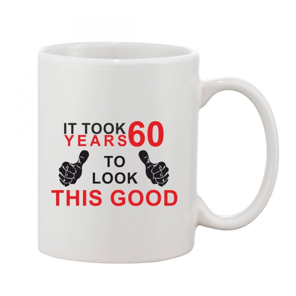 Generic Printed Ceramic Coffee Mug - 1 Pieces, White, 11oz Main image