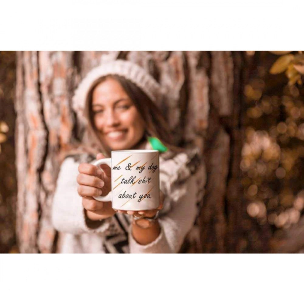 Generic Printed Ceramic Coffee Mug - 1 Pieces, White, 11oz Secondary image