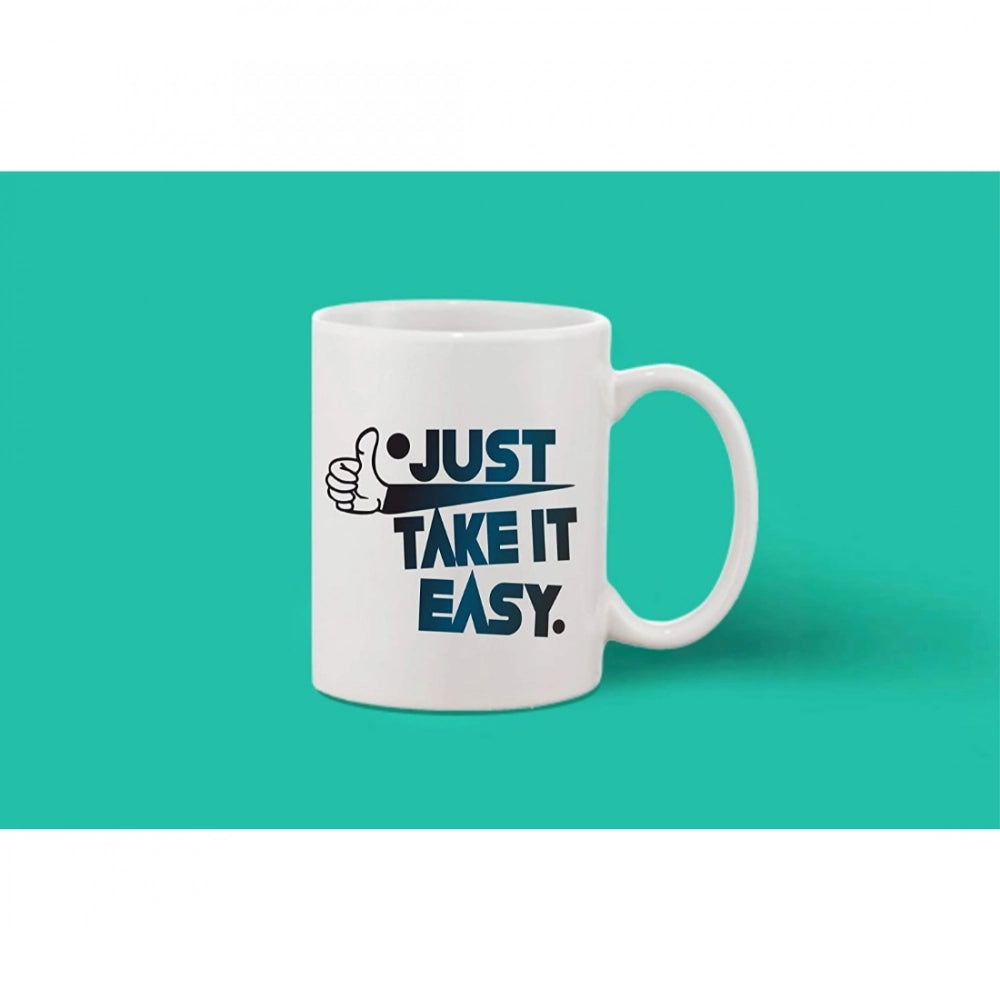 Generic Printed Ceramic Coffee Mug - 1 Pieces, White, 11oz Secondary image