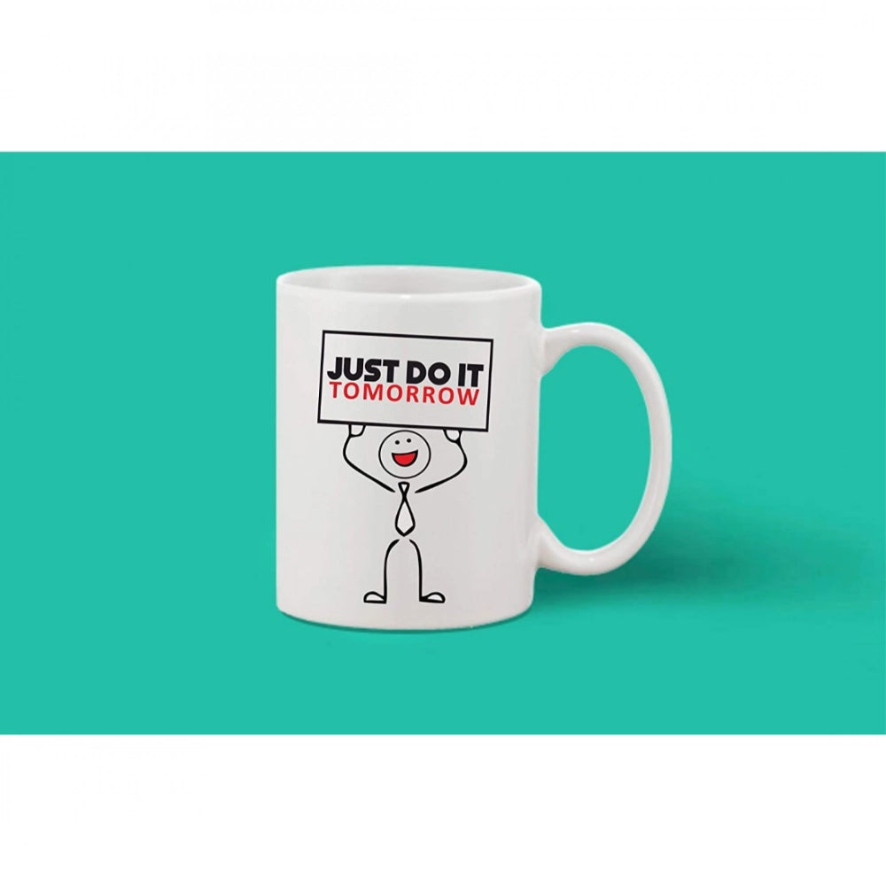 Generic Printed Ceramic Coffee Mug - 1 Pieces, White, 11oz Secondary image