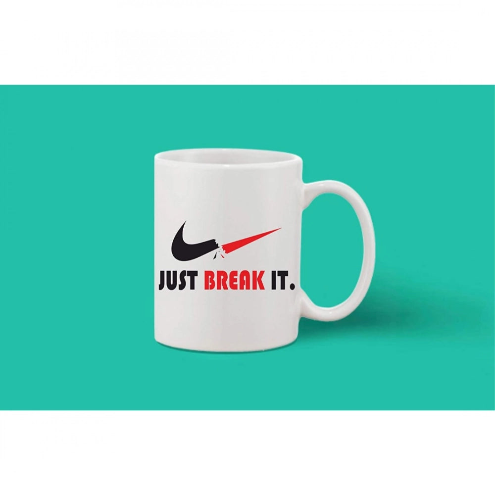 Generic Printed Ceramic Coffee Mug - 1 Pieces, White, 11oz Secondary image