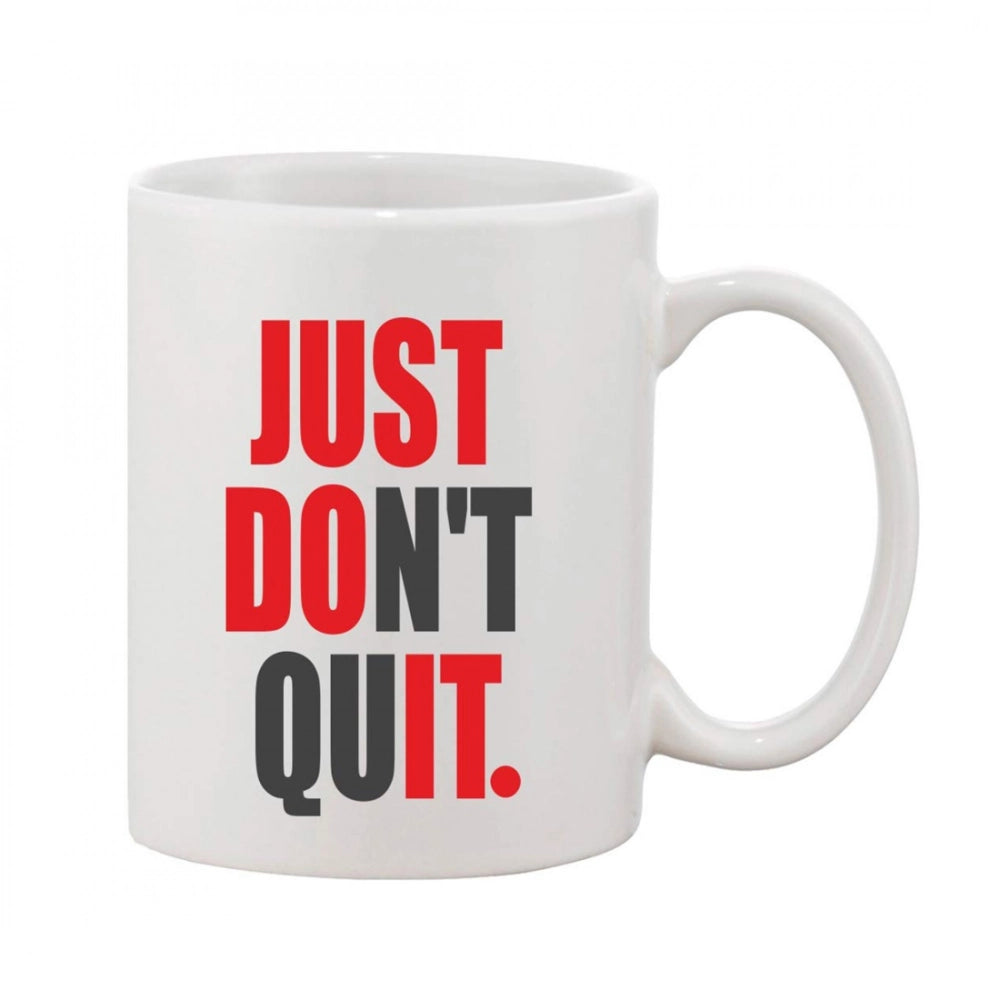 Generic Printed Ceramic Coffee Mug - 1 Pieces, White, 11oz Main image