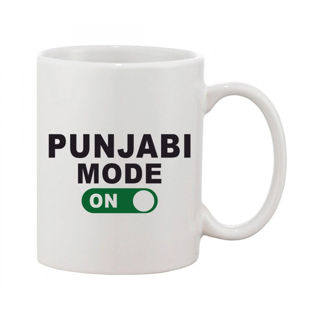 Generic Printed Ceramic Coffee Mug - 1 Pieces, White, 11oz Main image