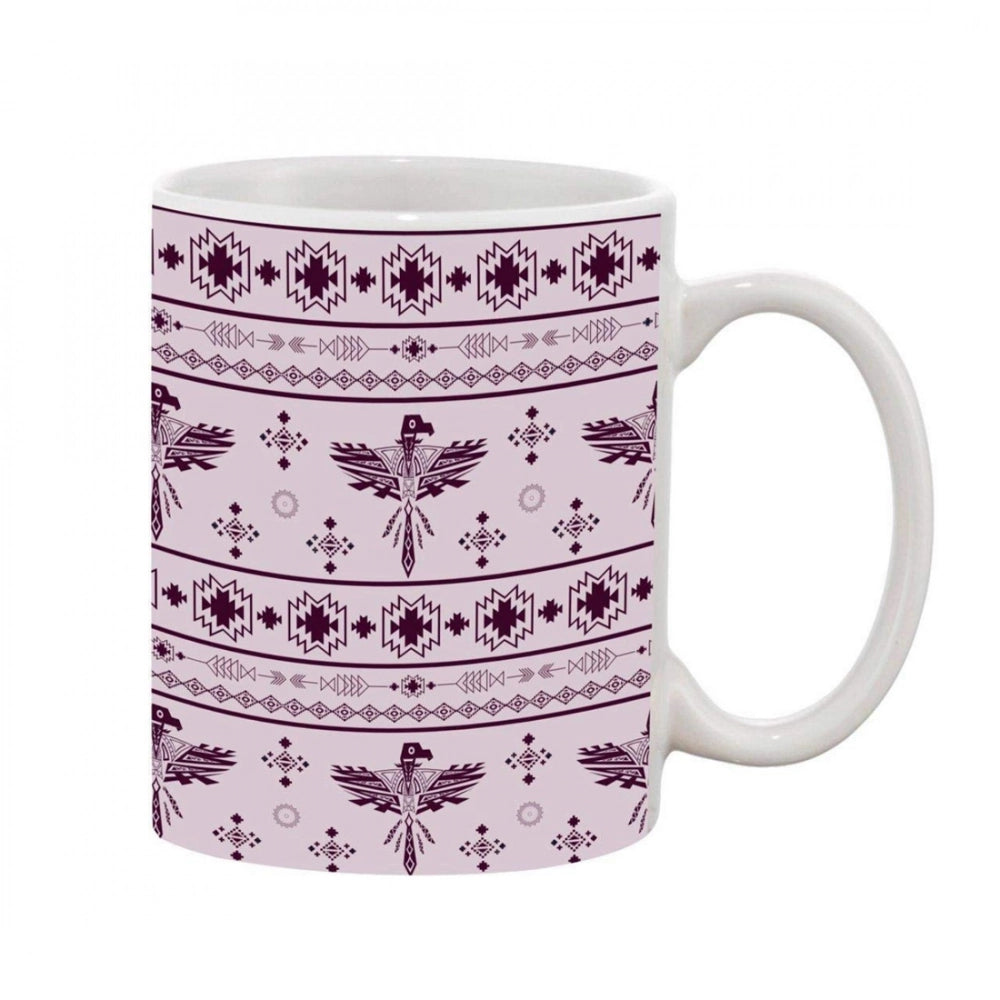 Generic Printed Ceramic Coffee Mug - 1 Pieces, White, 11oz Main image