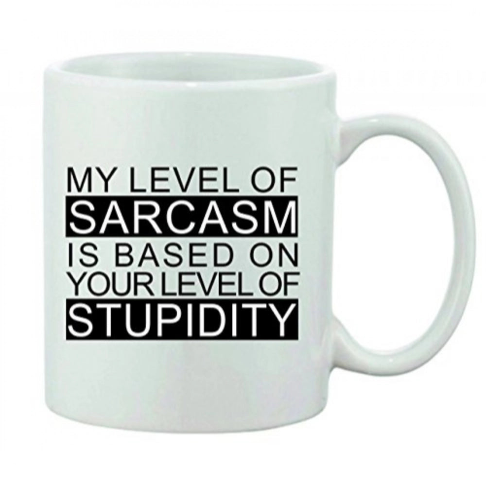 Generic Printed Ceramic Coffee Mug - 1 Pieces, White, 11oz Secondary image