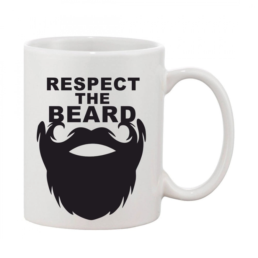 Generic Printed Ceramic Coffee Mug - 1 Pieces, White, 11oz Main image