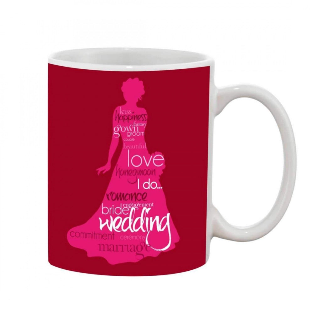 Generic Printed Ceramic Coffee Mug - 1 Pieces, White, 11oz Main image